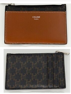 Celine Fragment Card Case Great Condition w/Entrupy COA